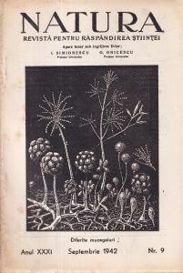 Natura. Revista pentru raspandirea stiintei, anul XXXI, nr. 9, septembrie 1942