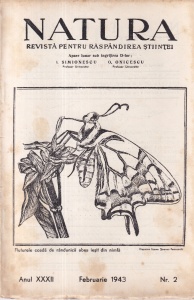 Natura. Revista pentru raspandirea stiintei, anul XXXII, nr. 2, februarie 1943