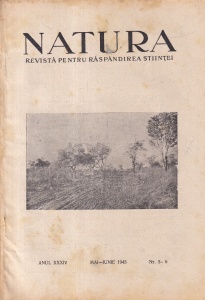 Natura. Revista pentru raspandirea stiintei, anul XXXIV, nr. 5-6, mai-iunie 1945