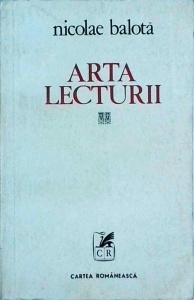 Nicolae Balota - Arta lecturii