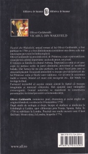 Oliver Goldsmith - Vicarul din Wakefield - Img 2