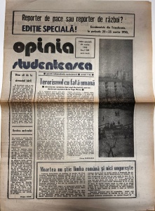 Opinia Studenteasca, editie speciala, 29 martie 1990