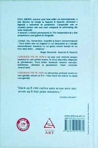 Paul Arden - Gandeste fix pe dos - Img 2