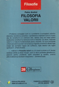 Petre Andrei - Filosofia valorii - Img 2