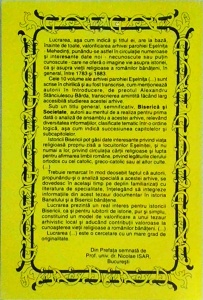 Petronela Negrescu, Sever Negrescu - Biserica si societate. Marturii din arhiva parohiei Eselnita, Mehedinti (1783-1883) - Img 2