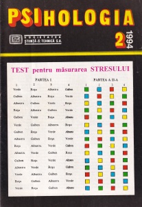 Psihologia, numarul 2, 1994