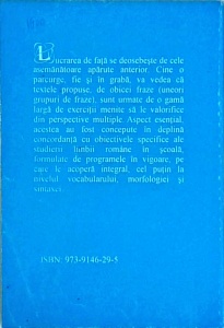 Puiu Filipescu, Constantin Bostan - Ora de limba romana. Exercitii de gramatica si de vocabular pentru examenele de admitere în licee şi facultati - Img 2