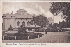 Ramnicu-Sarat. Teatrul Comunal din Gradina Publica (circulata 1921)