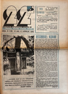 Revista 22, nr. 13, 5 aprilie 1991
