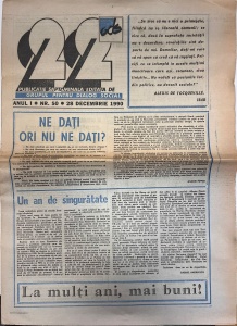 Revista 22, nr. 50, 28 decembrie 1990