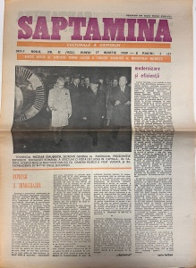 Saptamana, nr. 11, 17 martie 1989