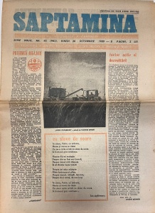 Saptamana, nr. 42, 20 octombrie 1989