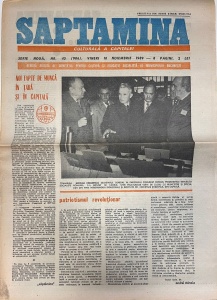 Saptamana, nr. 45, 10 noiembrie 1989