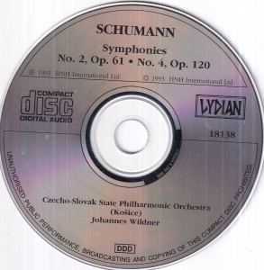 Schumann - Symphonies No. 2, Op. 61 . No. 4, Op. 120. Czecho-Slovak State Philharmonic Orchestra (Kosice) - Img 3