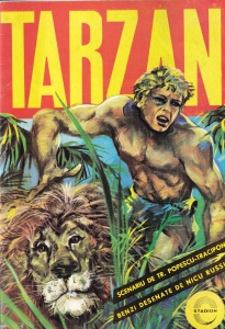 Tarzan - Scenariu de Tr. Popescu-Tracipone, benzi desenate de Nicu Russu
