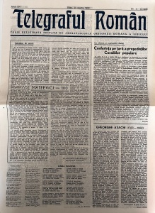 Telegraful roman, nr. 11-12/1988, 15 martie 1988. Foaie religioasa editata de Arhiepiscopia Ortodoxa Romana a Sibiului