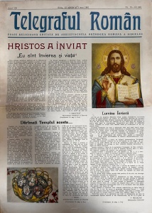 Telegraful roman, nr. 15-18, aprilie-mai 1981. Foaie religioasa editata de Arhiepiscopia Ortodoxa Romana a Sibiului