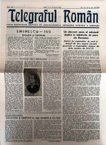 Telegraful roman, nr. 21-22 si 23-24/1989, 1 si 15 iunie 1989. Foaie religioasa editata de Arhiepiscopia Ortodoxa Romana a Sibiului