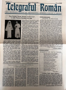 Telegraful roman, nr. 5-6/1989, 1 februarie 1989. Foaie religioasa editata de Arhiepiscopia Ortodoxa Romana a Sibiului