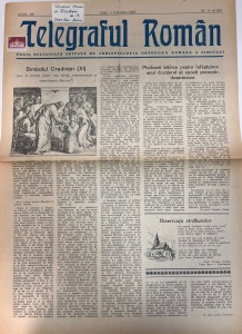 Telegraful roman, nr. 5-6, februarie 1981. Foaie religioasa editata de Arhiepiscopia Ortodoxa Romana a Sibiului