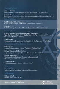 The Israel Journal of Foreign Affairs, volumul 10, nr. 3, 2016/5777 - Img 2