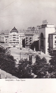 Timisoara - Piata Operei (circulata 1967)