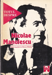 Totul despre Nicolae Manolescu