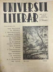 Universul Literar, anul LIV, nr. 4, 11 februarie 1945