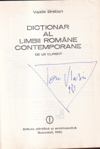 Vasile Breban - Dictionar al limbii romane contemporane de uz curent - Img 2