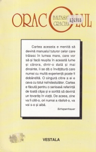 Baltasar Gracian - Oracolul. Manual al intelepciunii in viata. Aforisme - Img 2