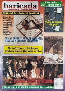 Baricada. Prima publicatie independenta din Romania, nr. 33, 16 august 1994