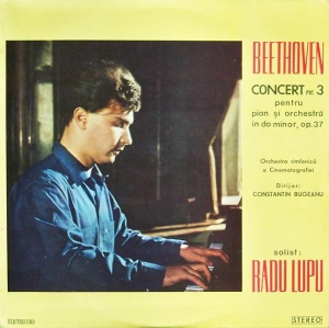 Beethoven – Concert nr. 3 pentru pian si orchestra in Do Minor, Op. 37. Solist Radu Lupu, orchestra simfonica a Cinematografiei, dirijor Constantin Bugeanu