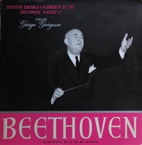 Beethoven - Orchestra simfonica a Filarmonicii de Stat. George Enescu, dirijor George Georgescu. Simfonia nr. 9 in Re Minor