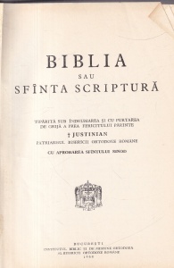 Biblia sau Sfanta Scriptura 1968. Tiparita sub indrumarea si cu purtarea de grija a prea fericitului parinte Justinian Patriarhul Bisericii Ortodoxe Romane. Cu aprobarea Sfintului Sinod (1968) - Img 2