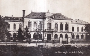 Bucuresti. Institutul Babes (interbelica, necirculata)