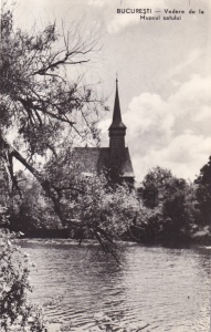 Bucuresti. Vedere de la Muzeul satului (circulata 1960)