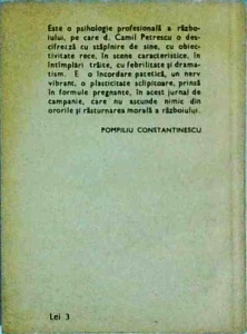 Camil Petrescu - Insemnari de razboi - Img 2