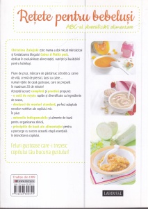 Christine Zalejski - Retete pentru bebelusi. ABC-ul diversificarii alimentare. 113 retete sanatoase si diversificate pentru cei foarte mici! - Img 2