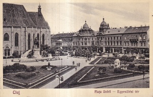 Cluj. Piata Unirii (circulata 1932) - Img 1