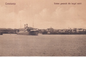 Constanta. Vedere generala din largul marii (1926, necirculata)