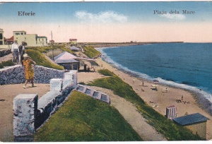 Eforie. Plaja dela Mare (circulata 1931)