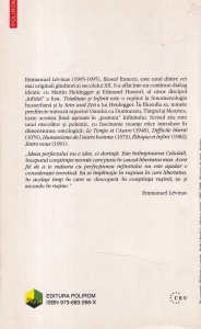 Emmanuel Levinas - Totalitate si infinit. Eseu despre exterioritate - Img 2