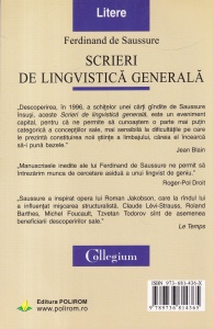 Ferdinand de Saussure - Curs de lingvistica generala (2004) - Img 2