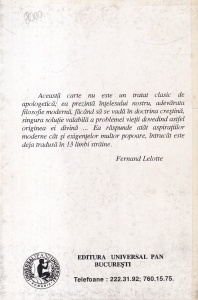 Fernand Lelotte, S. J. - Problemele vietii (1996) - Img 2