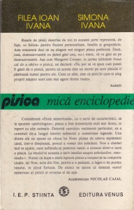 Filea Ioan Ivana, Simona Ivana - Pisica. Mica enciclopedie - Img 2