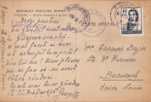 Focsani. Scoala elementara de fete (circulata 1959) - Img 2