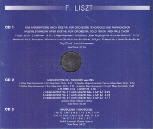 Franz Liszt - Faustus Symphony after Goethe (3 CD) - Img 2