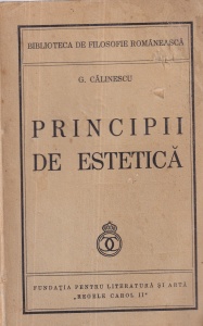 G. Calinescu - Principii de estetica (1939)
