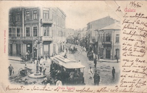 Galatz. Piata Regala (circulata 1901)