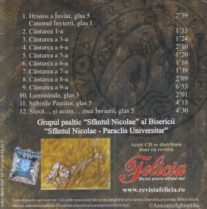Grupul Psaltic „Sfantul Nicolae” - Cantarile Invierii - Img 2